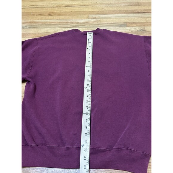 Jerzees Super Sweats Red CLS Sweatshirt  Men's Size L  Vintage - Picture 4 of 9